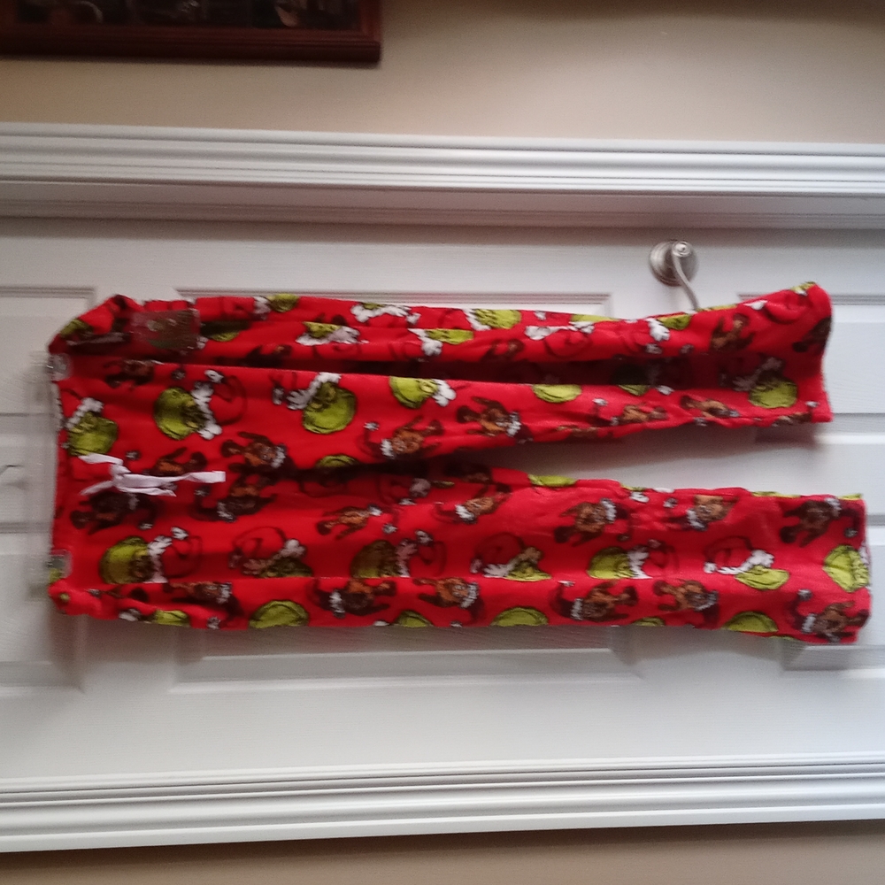 Grinch fleece lounging pants